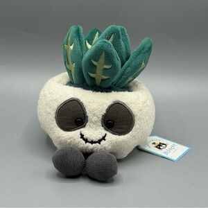 Jellycat skull planter NWT and dust bag